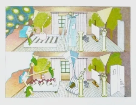 リトグラフ Bertholo - Sans titre