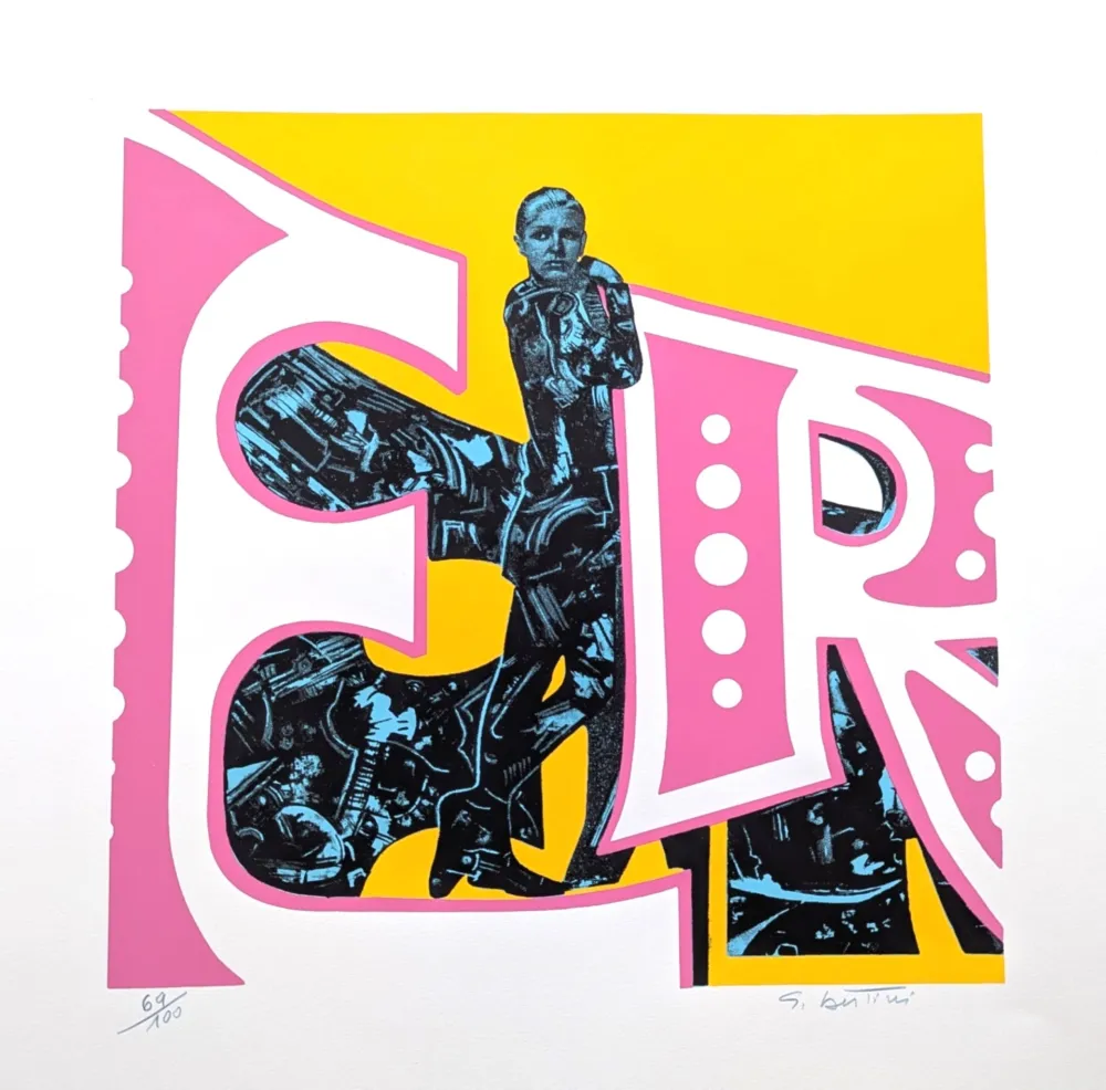 シルクスクリーン Bertini - Pronto soccorso