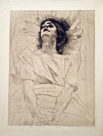 エッチング Besnard - La morte