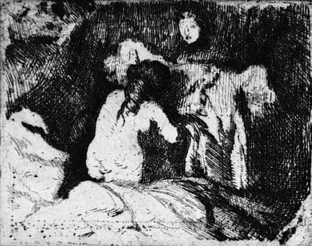 エッチング Besnard - Le lever