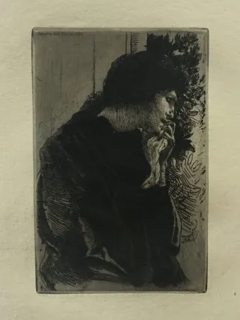 彫版 Besnard - Tristesse