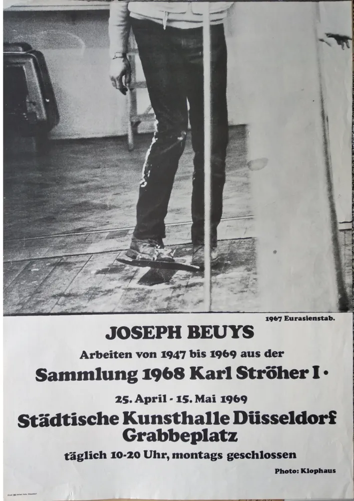 オフセット Beuys - „1967 Eurasienstab. - Joseph Beuys. Arbeiten von 1947 bis 1969...