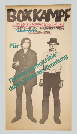 オフセット Beuys - Beuys boxt für direkte Demokratie