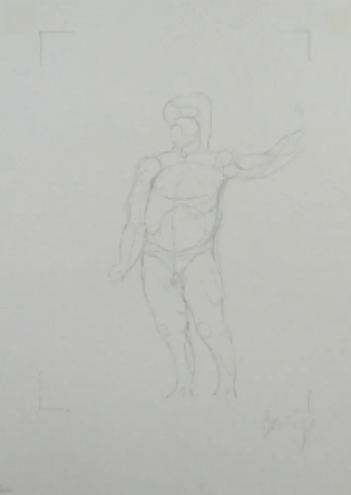 リトグラフ Beuys - Codices Madrid 1