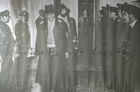 シルクスクリーン Beuys - Demokratie ist lustig, 1973. 