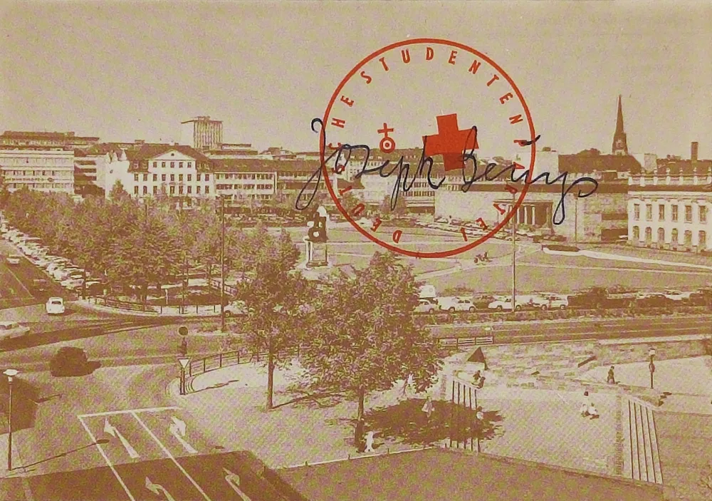 オフセット Beuys - Friedrichsplatz, 1968. 