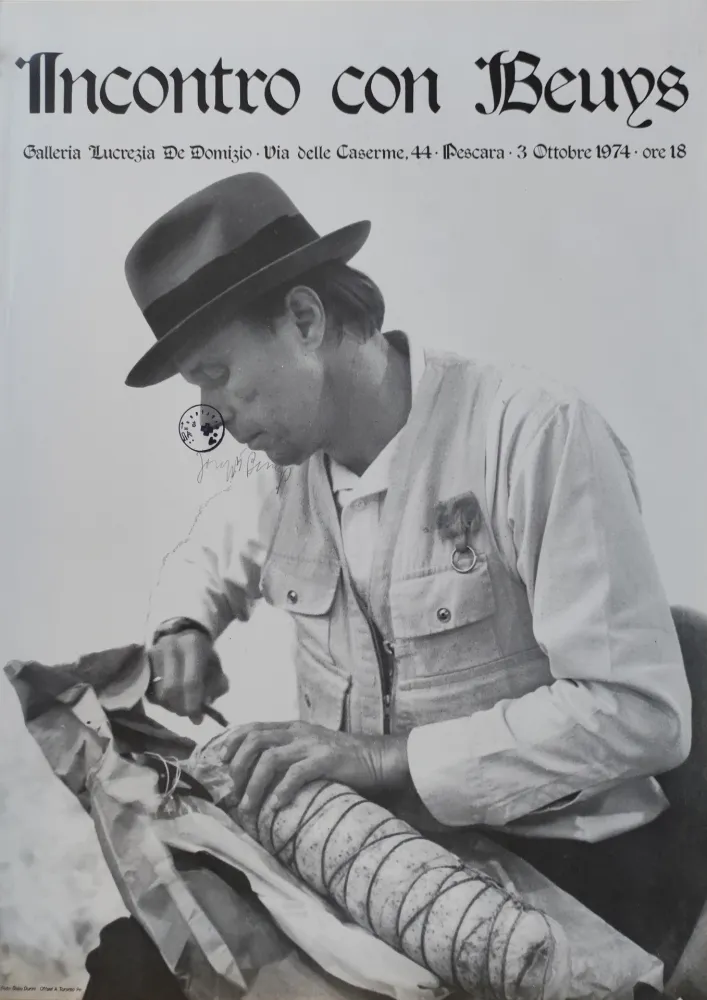 オフセット Beuys - „Incontro con Beuys“, 1974.