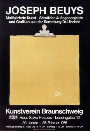 オフセット Beuys - Multiplizierte kunst
