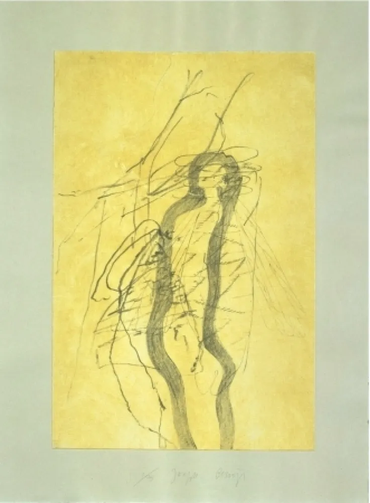 エッチングと　アクチアント Beuys - Schwurhand: Blitz and Bienenkönigin