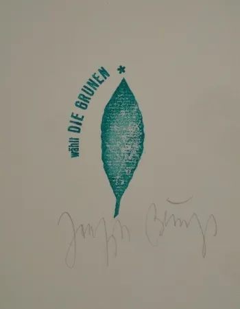 技術的なありません Beuys - “wählt die Grünen“