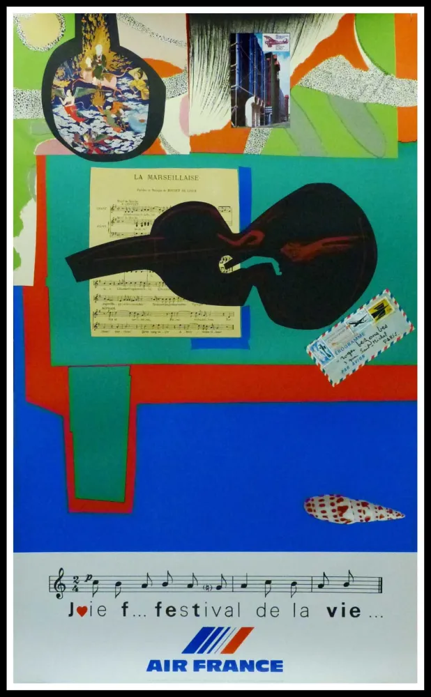 オフセット Bezombes - AIR FRANCE JOIE FESTIVAL DE LA VIE