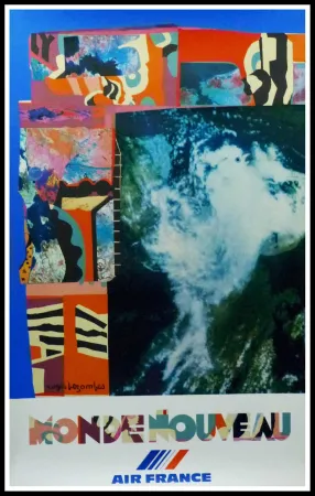 掲示 Bezombes - AIR FRANCE MONDE NOUVEAU