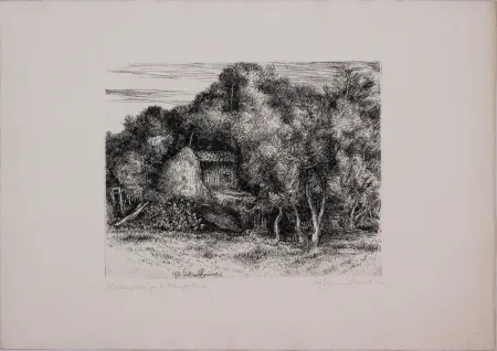 エッチング Bianchi Barriviera - Untitled