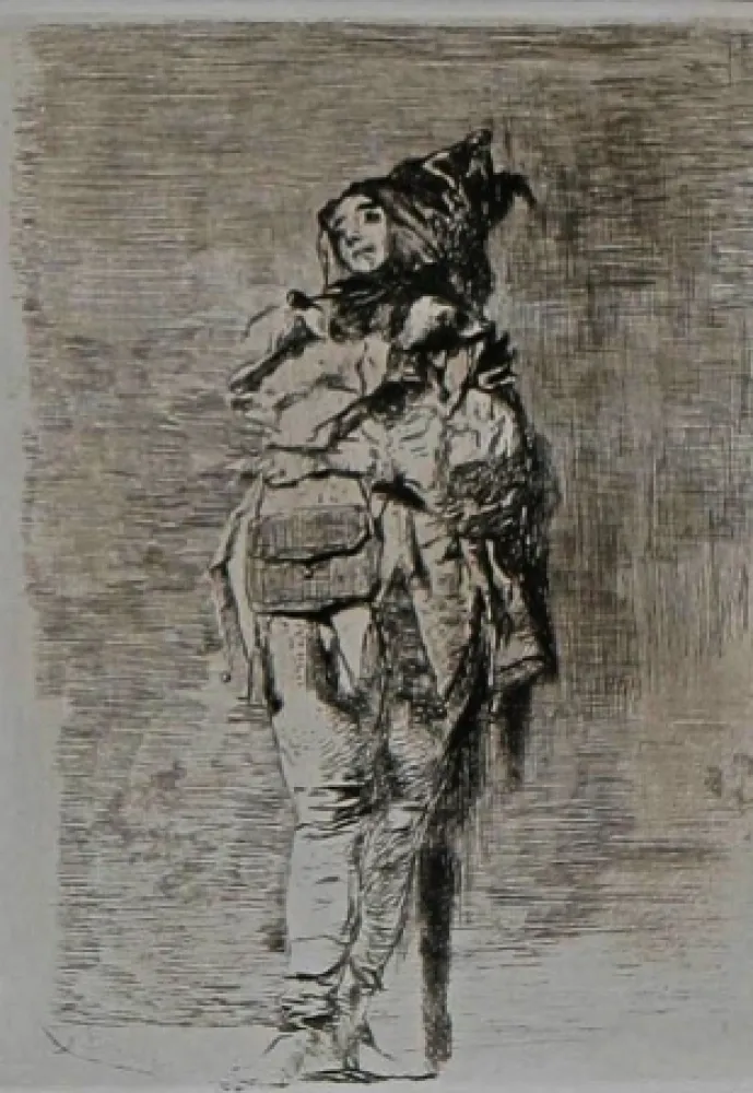 エッチング Bianchi - Pagliaccio