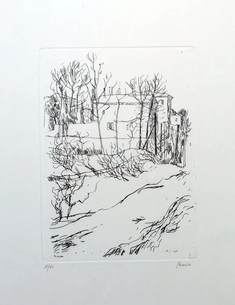 エッチング Biasion - Paesaggio