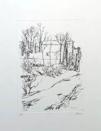 エッチング Biasion - Paesaggio