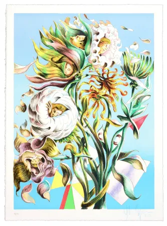 リトグラフ Bigum - Enhver Sin Stilhed