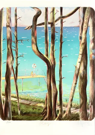 リトグラフ Bigum - May