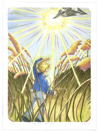 リトグラフ Bigum - New times all the time