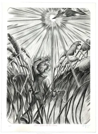 リトグラフ Bigum - New times all the times 