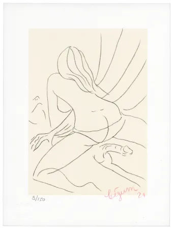 リトグラフ Bigum - Sans titre