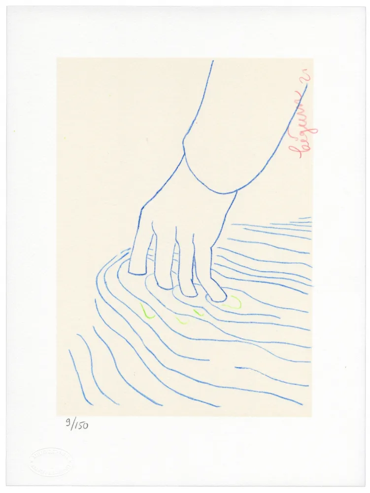 リトグラフ Bigum - Sans titre