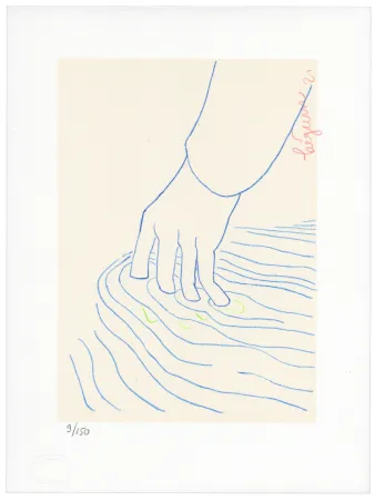 リトグラフ Bigum - Sans titre