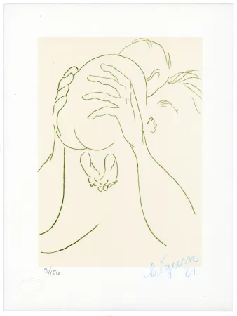 リトグラフ Bigum - Sans titre