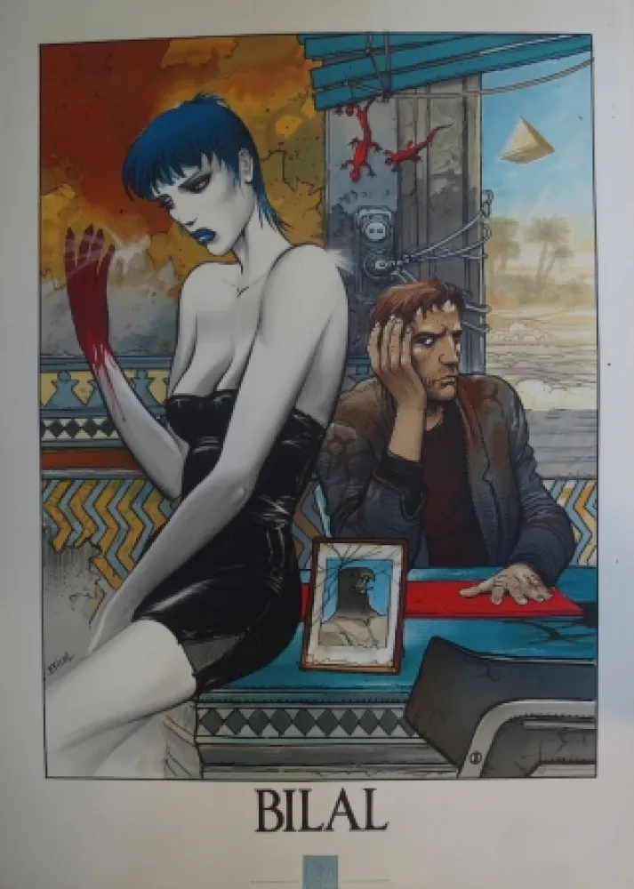 リトグラフ Bilal - Sans titre