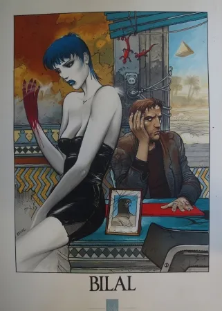 リトグラフ Bilal - Sans titre