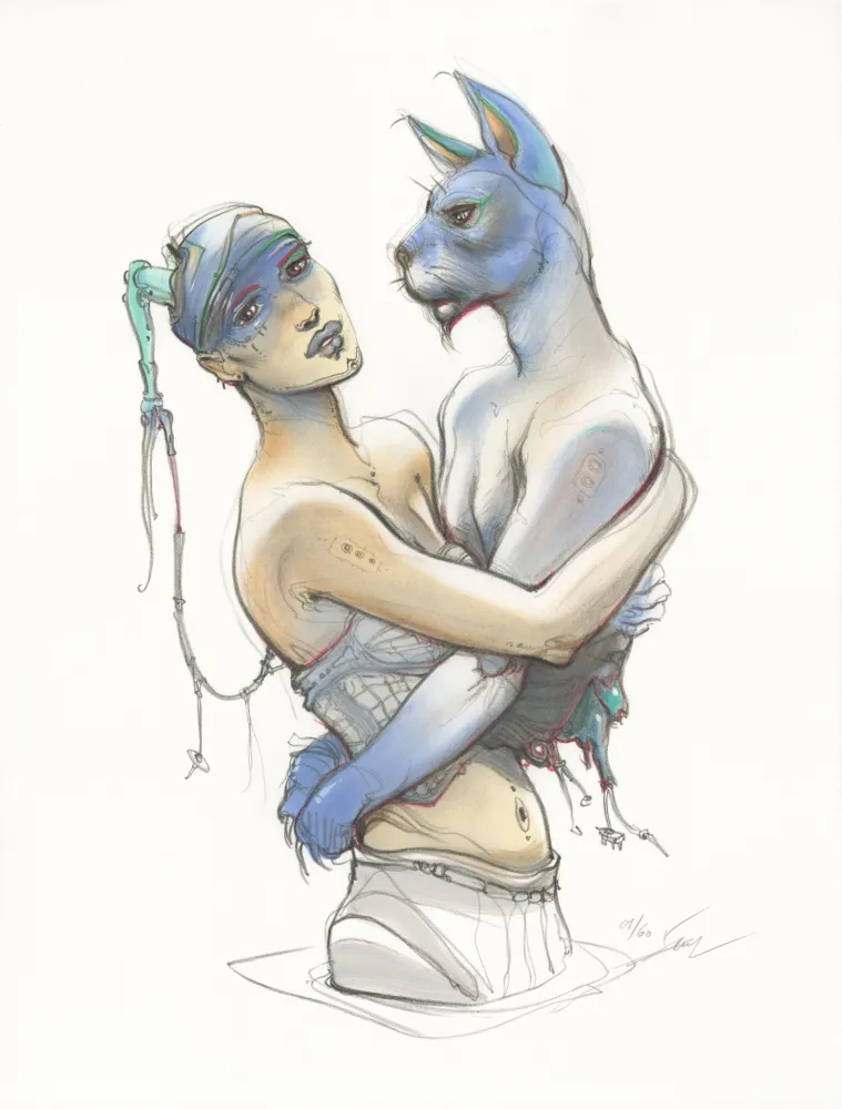 リトグラフ Bilal - Transhumans 1