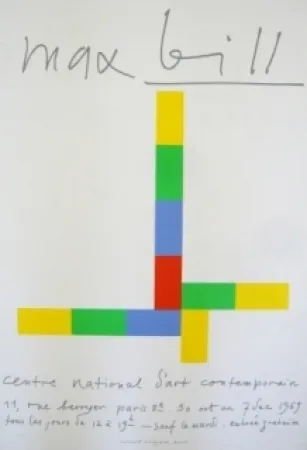 掲示 Bill - Affiche exposition centre national d'art contemporain