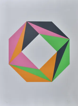 シルクスクリーン Bill - Composition, 1993 - Hand-signed