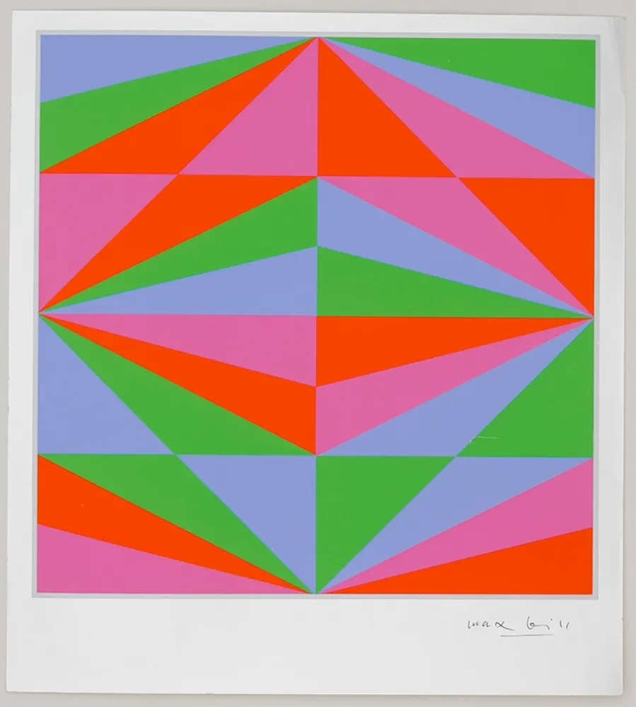 Collograph Bill - Geometric Composition