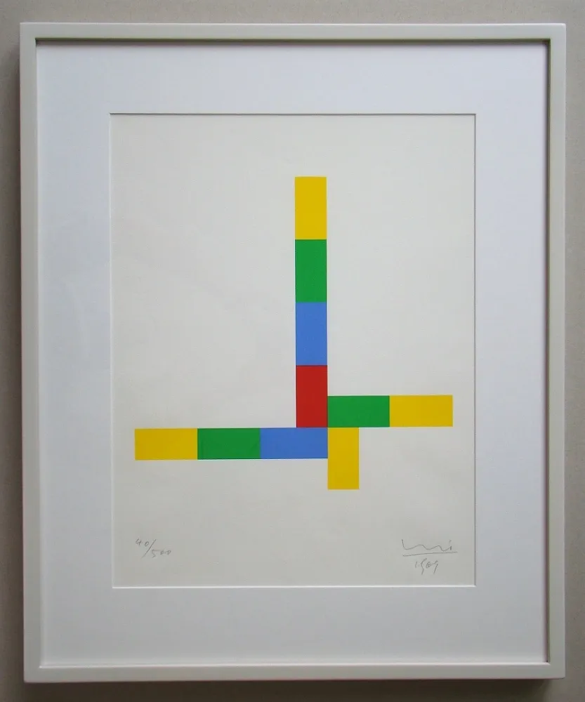 シルクスクリーン Bill - Konkrete Komposition - 1969