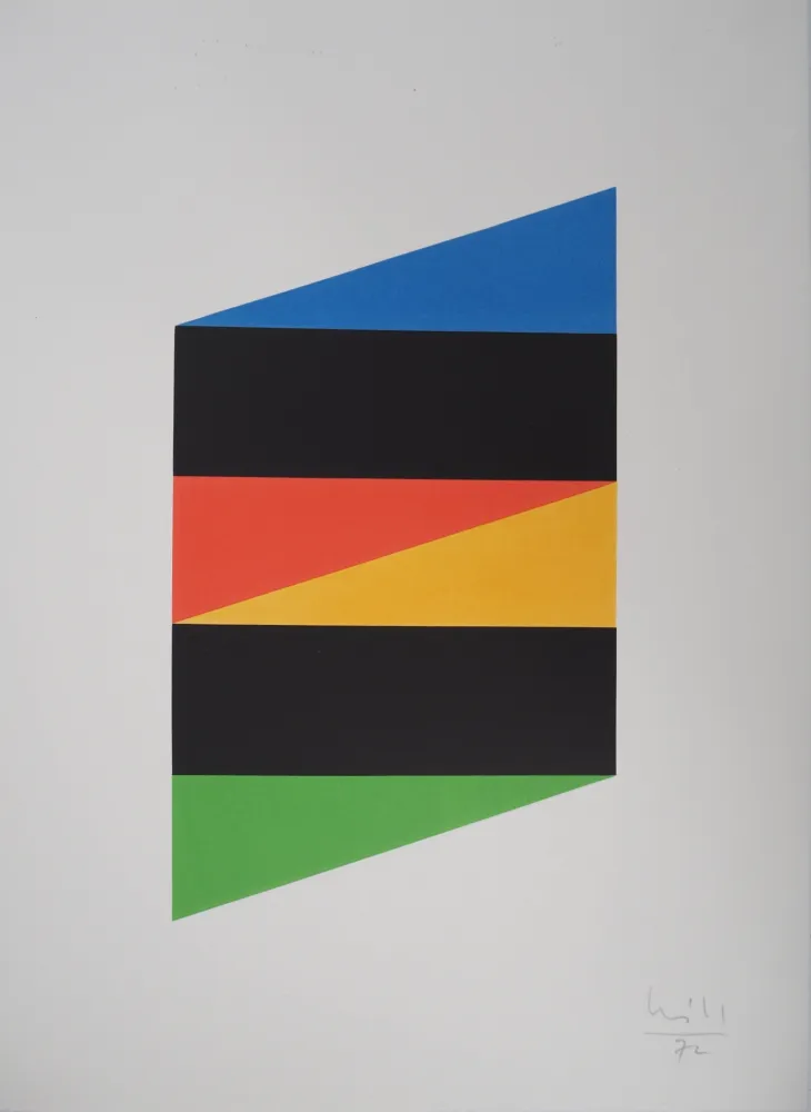 シルクスクリーン Bill - Motif Triangulaires 