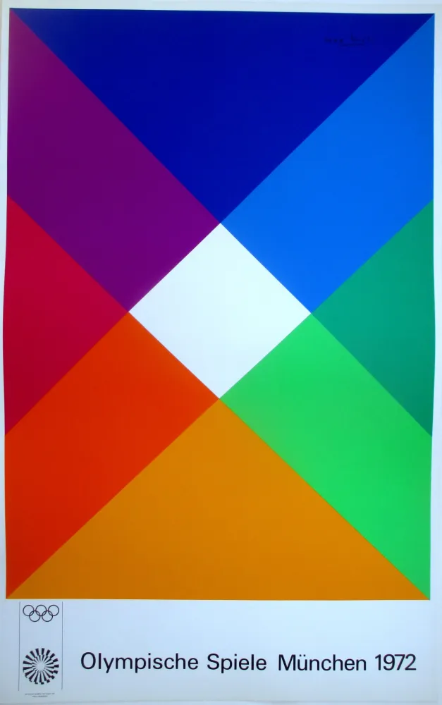 シルクスクリーン Bill - OL 1972 - original colour silkscreen