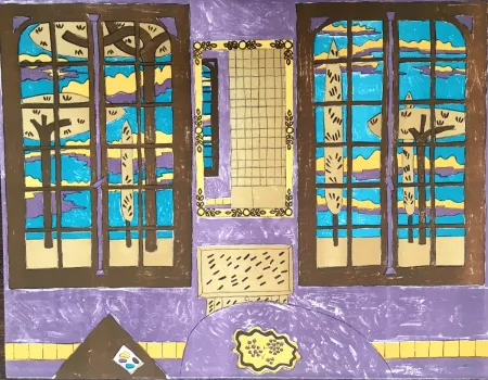 リトグラフ Bioulès - Automne