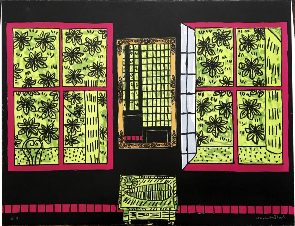 リトグラフ Bioulès - Printemps