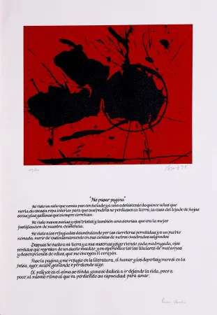 リトグラフ Bird - No pasar página