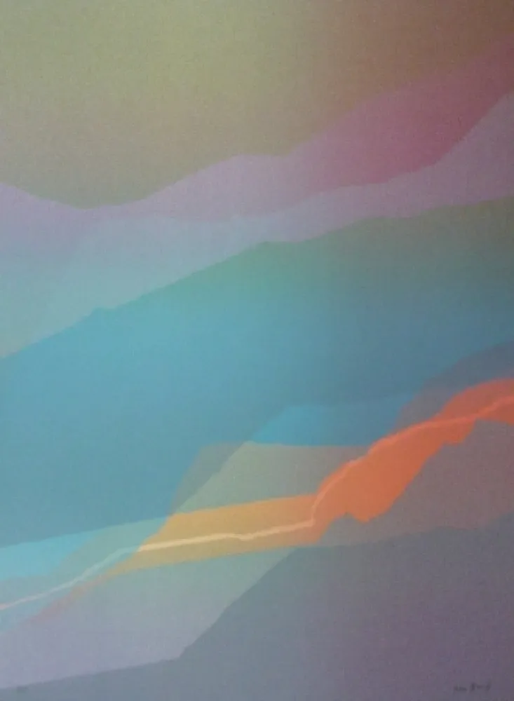 リトグラフ Bird - Spectre lumière 3