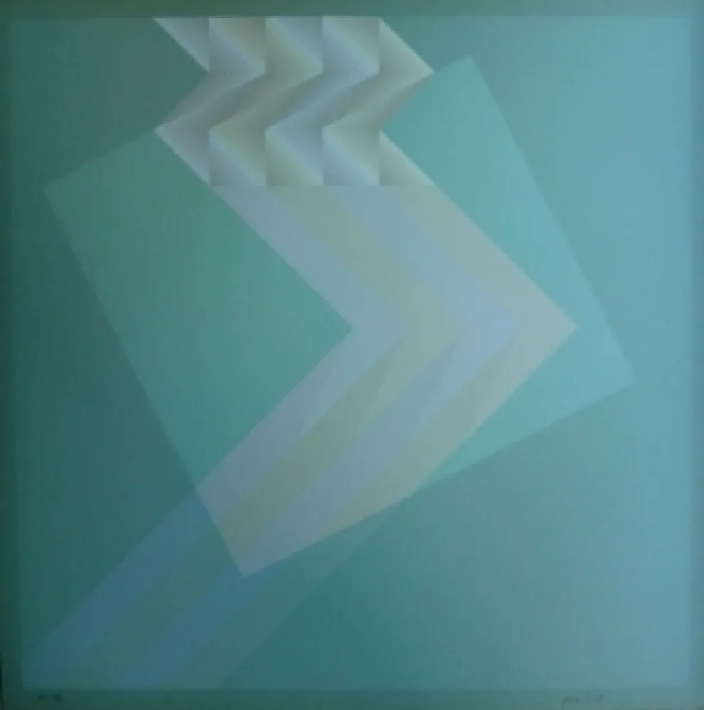 リトグラフ Bird - Tribute to Vasarely 13