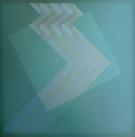 リトグラフ Bird - Tribute to Vasarely 13