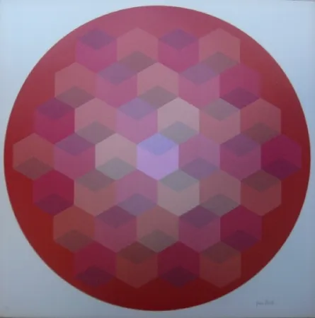 リトグラフ Bird - Tribute to Vasarely 8