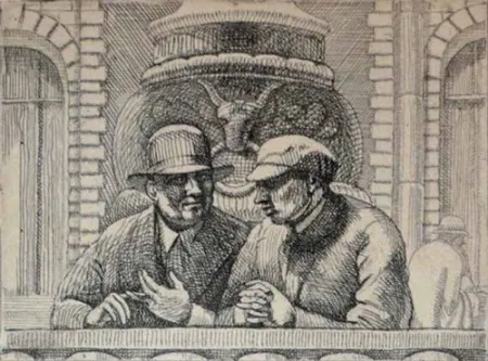 彫版 Bishop - Isabel Bishop.  Eight Etchings, 1927-1934.