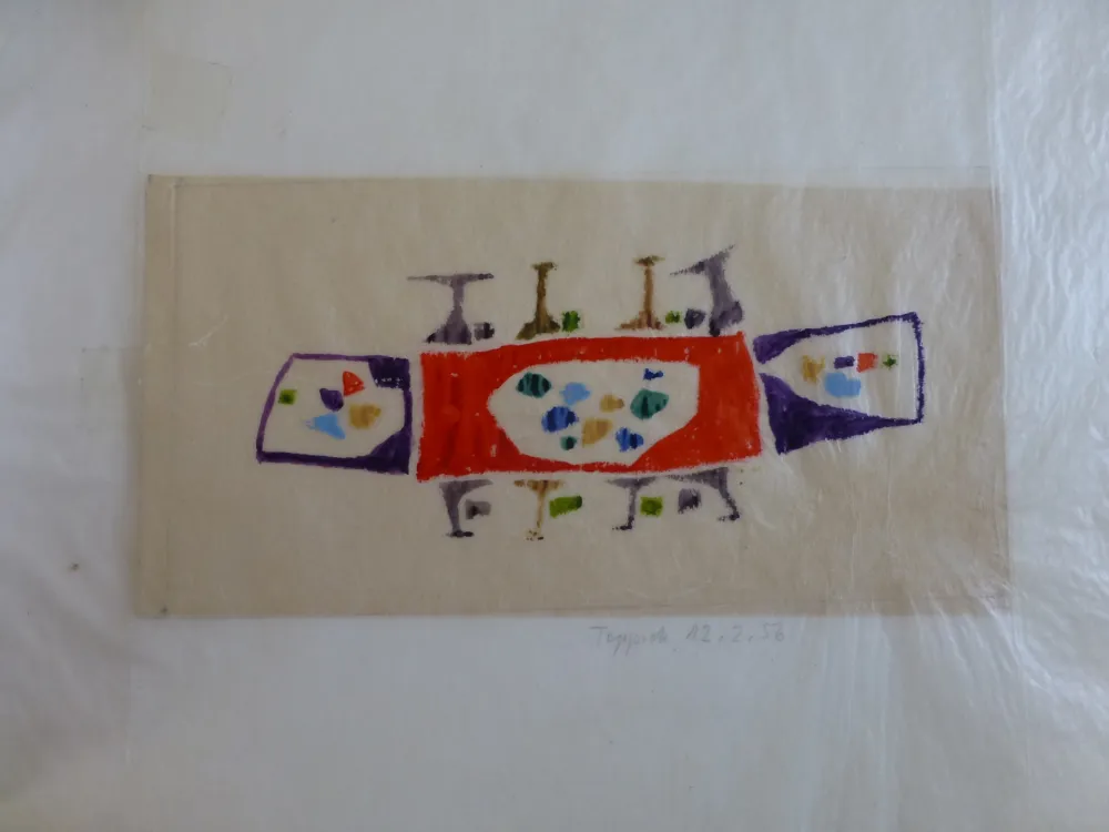 技術的なありません Bissier - Projet de tapisserie 