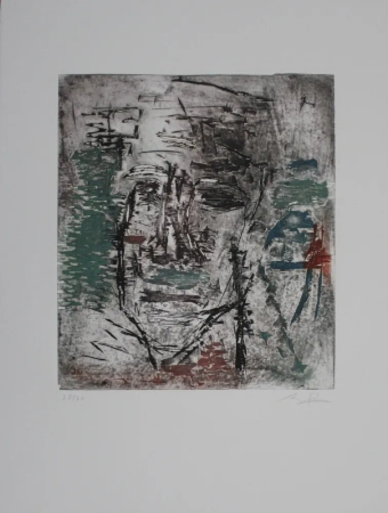 エッチングと　アクチアント Bissière - Grosse tête