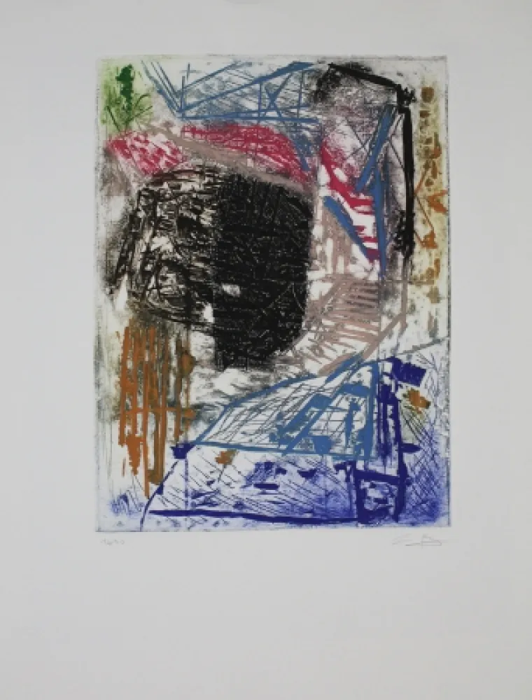 彫版 Bissière - Le grillon / The Cricket