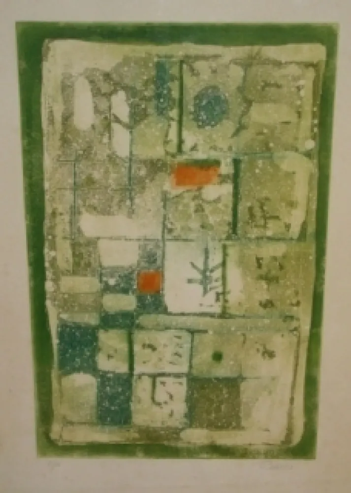 エッチングと　アクチアント Bissiere - Sans titre