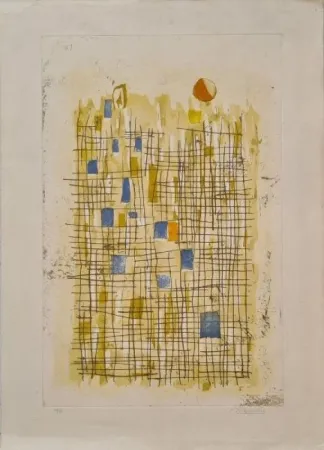 彫版 Bissiere - Soleil 